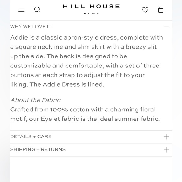 Hill House The Addie Dress size M Medium NWT Black Eyelet - Picture 16 of 16